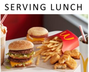 what time does mcdonalds serve lunch on saturday
